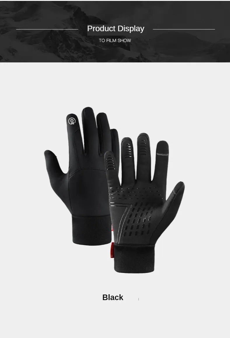 2024 Winter Men Women Gloves Touch Cold Waterproof