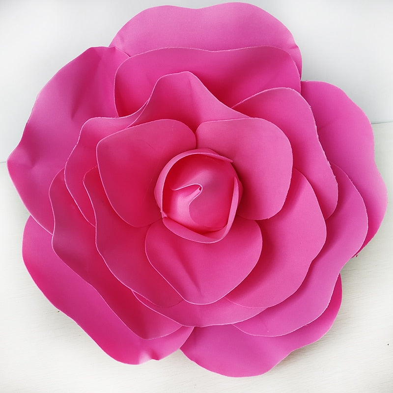 30cm Large Foam Rose Artificial Flower Wedding Decoration with Stage Props DIY Home Decor Artificial Decorative Flowers Wreaths