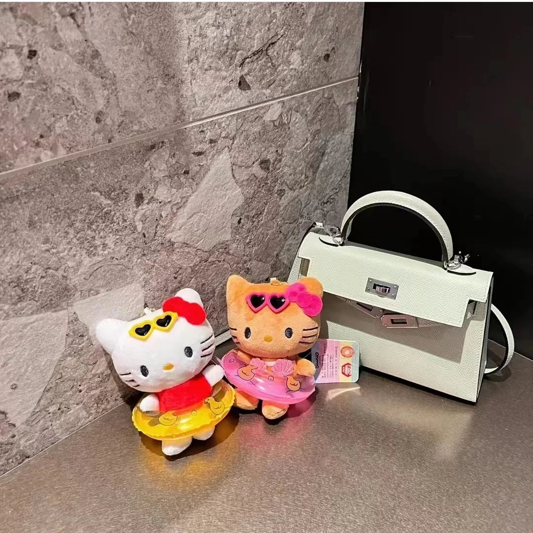 Kawaii Hello Kitty Sanrio Plush Toys Keychain Cute