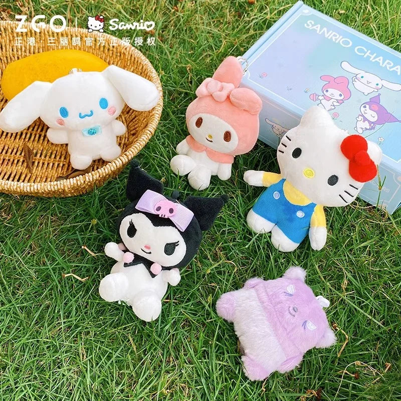 Cartoon Sanrioed Anime Hello Kittys Plush Toy Ins Girly Heart Kawaii