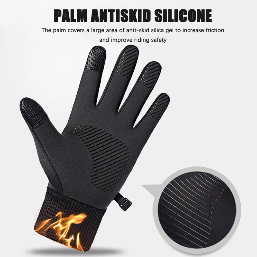 Winter Waterproof Men's Gloves Windproof Sports