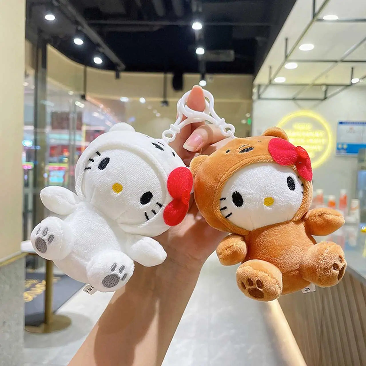 Sanrio Plush Toy Kawaii Hello Kitty Keychain Plushies