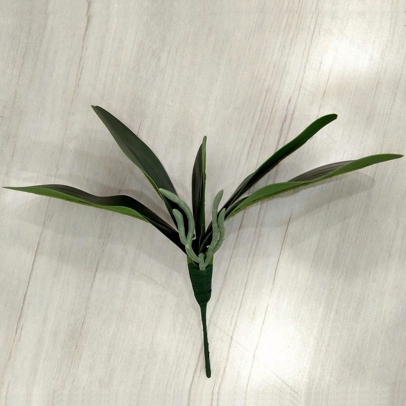 Artificial Phalaenopsis Leaf  S M L Butterfly Orchid Real Touch Auxiliary Material Flower Decoration Orchid Leaves Home Decor