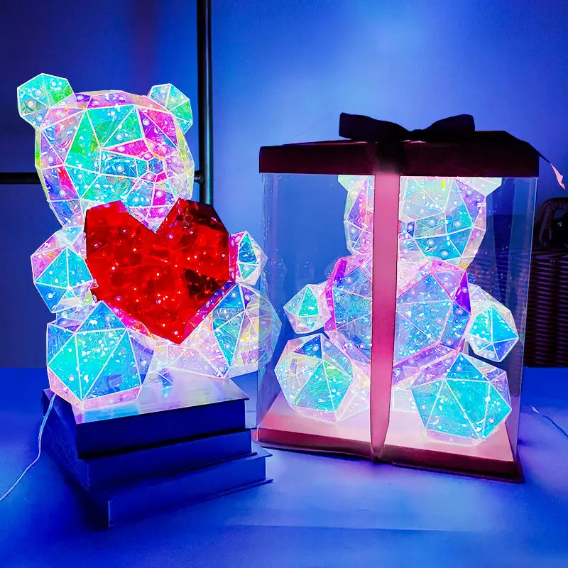 2024 Colorful Glowing Bear Doll