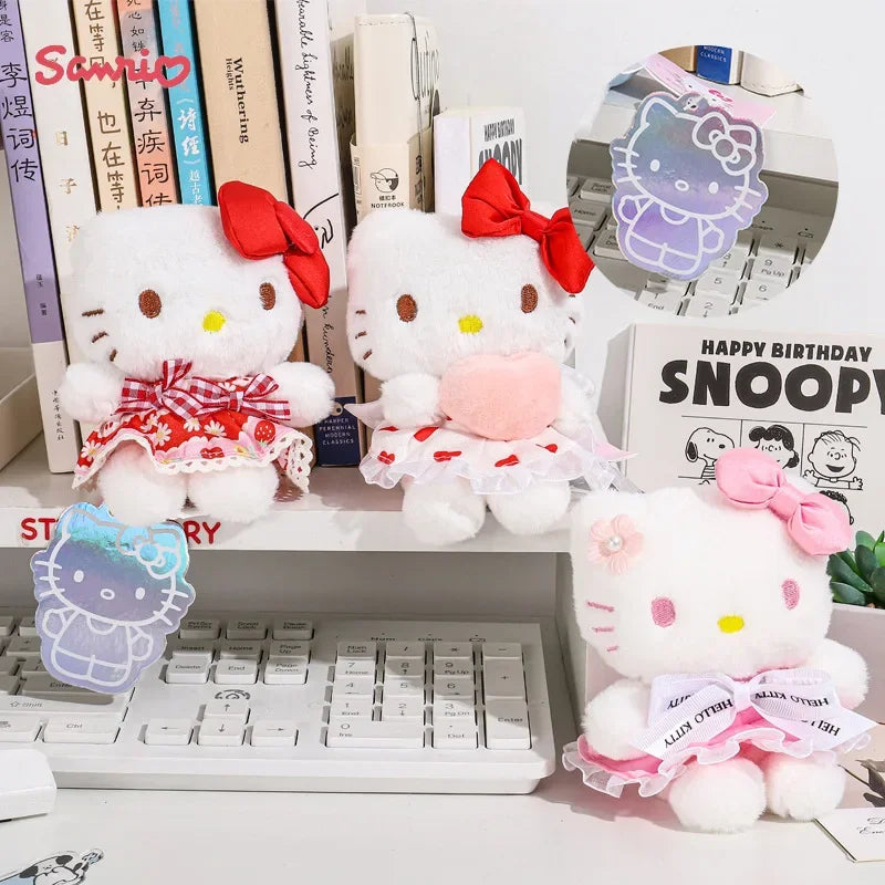 Sanrio Hello Kitty Plush Dolls Key Chains Soft Keychain Bag Pendant