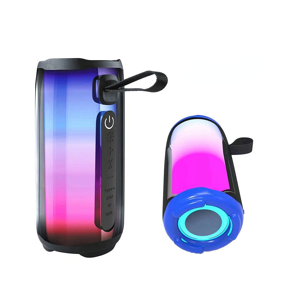 NEW Bluetooth Speaker Audio Music Wireless Speaker Noise Reduction Portable Outdoor Colorful Subwoofer HI-FI Stereo Waterproof