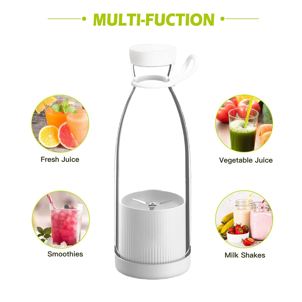 Multi-Functional Mini Juicer Portable Juice Cup Portable Blender Bottle Usb Rechargeable Shake Cup Blender Antioxidant Cup