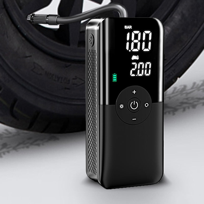 Rechargeable Air Compressor 150psi Portable Electric Tire Inflator For Car Bicycle Motorcycle Mini Air Pump Tire Air Injector